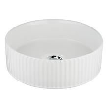 Anika 360mm Ceramic Above Counter Basin with Pop-Up Waste